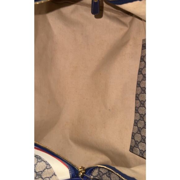 Gucci Union Jack Boston Bag UK Flag 2009 Sloaney Bag London Exclusive Rare GG - Picture 6 of 16